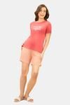 Amante Scoop Neck Sleep Tee - Holly Berry Print — thumbnail 5